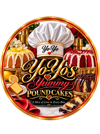 Yo-Yo's Yummy Pound Cakes logo